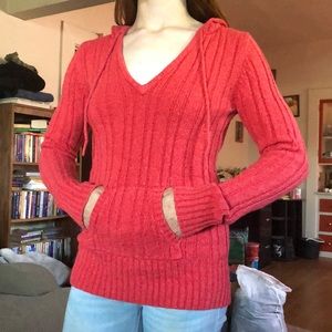 🍄3 for $15🍄Red orange hoodie sweater